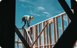 Worker on a construction site