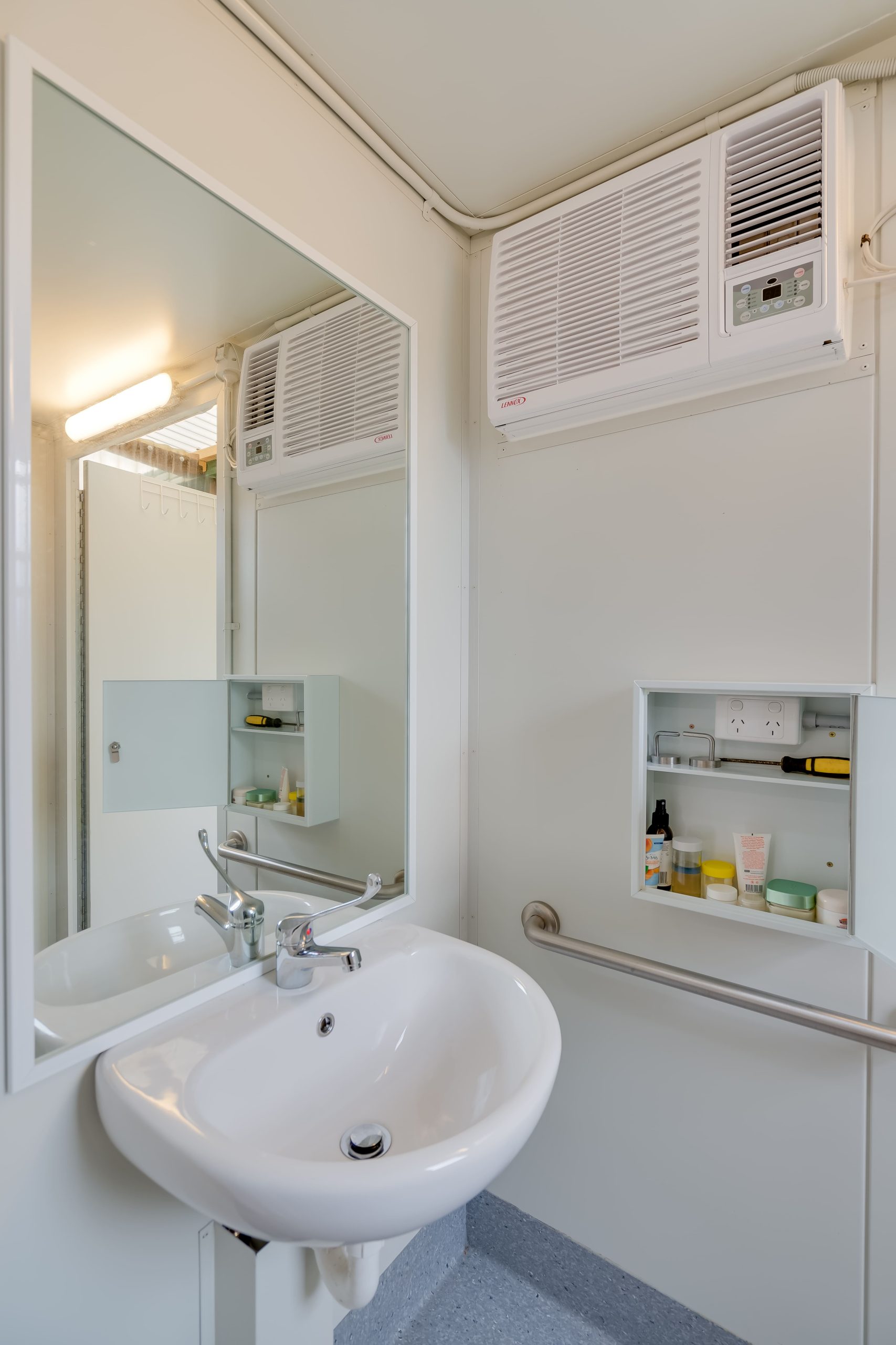 Access POD Home Care shower and grab rail layout designed for NDIS participants