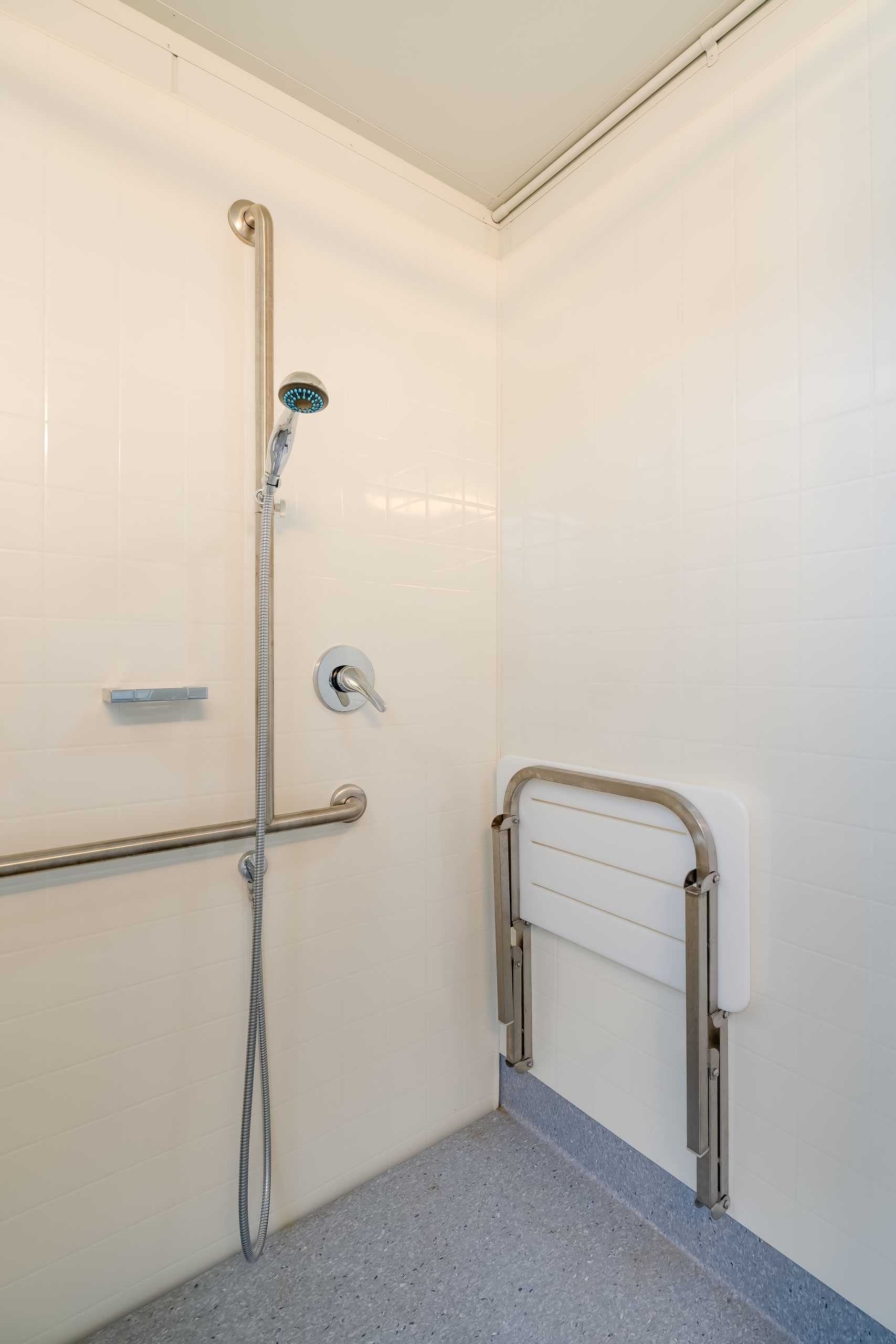 Access POD Home Care accessible toilet and vanity area with DDA compliant fittings