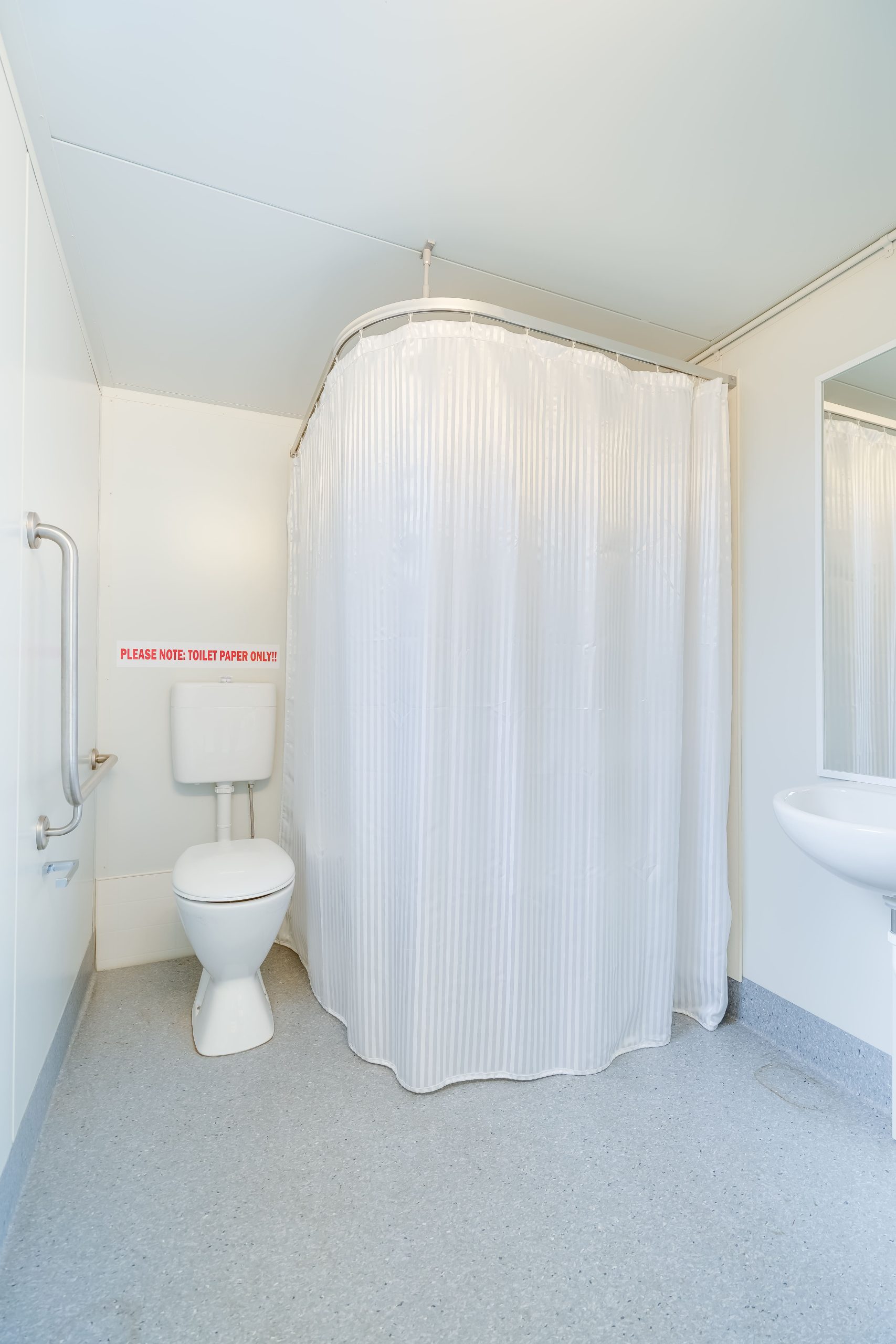 Access POD Home Care installed at a residential property freestanding accessible bathroom hire